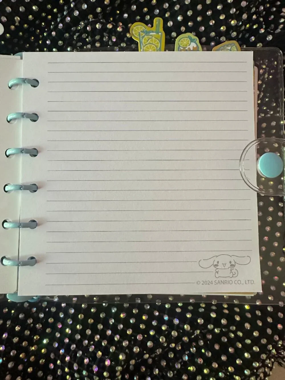 Cinnamoroll Baked Goods Tab Journal - Sanrio - NWT 💙💛✨☁️